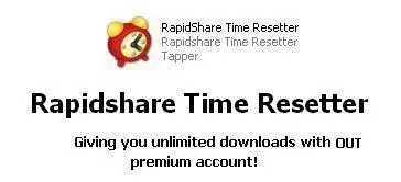 RapidShare Time Resetter