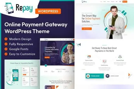 Repay | Payment Gateway WordPress Theme W2XAA5N