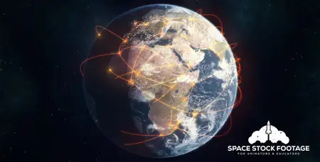 Global Network - Orange - Motion Graphics (VideoHive)