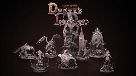 Clay Cyanide Miniatures - Dantes Inferno