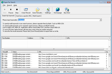 Super Fax Search v1.86