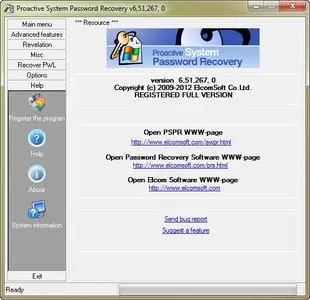 Elcomsoft Proactive System Password Recovery 6.51.267