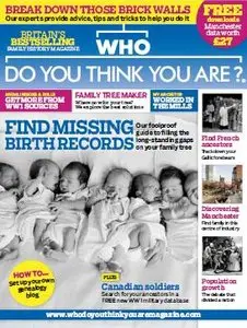 Who Do You Think You Are? - March 2016