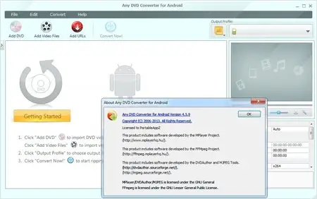 Any DVD Converter for Android 4.5.9 Portable