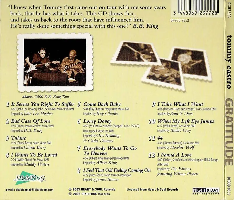 Tommy Castro - Gratitude (2003)
