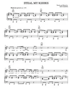 Steal My Kisses - Ben Harper And The Innocent Criminals (Piano-Vocal-Guitar)