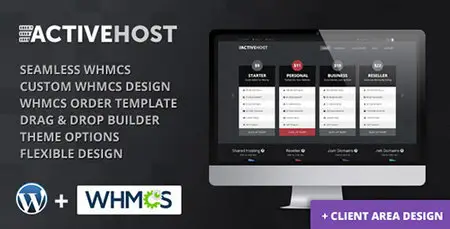 ThemeForest - Active Host v1.0 - WordPress + WHMCS Hosting