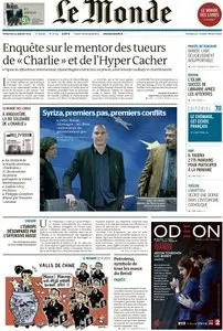 Le Monde du Vendredi 30 Janvier 2015
