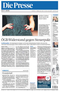 Die Presse, 15.  Januar 2014