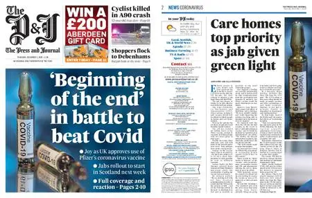 The Press and Journal Aberdeenshire – December 03, 2020