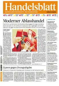 Das Handelsblatt vom 20 Maerz2013