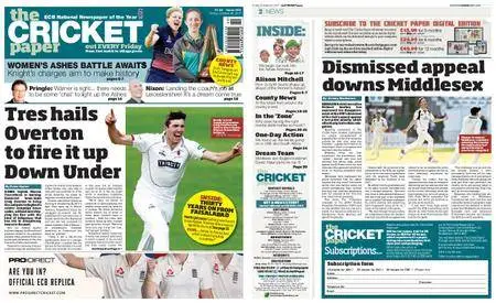 The Cricket Paper – October 20, 2017