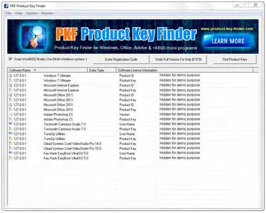 PKF Product Key Finder 1.3.3
