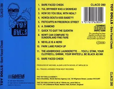 Toy Dolls - Bare Faced Cheek (1987) {1992 Castle Communications}