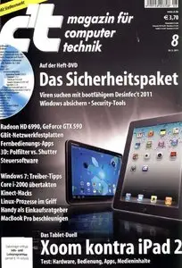 ct Magazin für Computertechnik No 08 2011