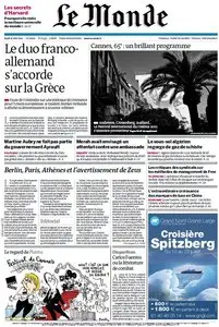 Le Monde et Supplément du Jeudi 17 Mai 2012