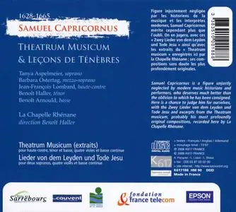 Benoît Haller, La Chapelle Rhénane - Samuel Capricornus: Theatrum Musicum & Leçons de Ténèbres (2006)
