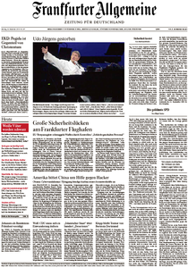 Frankfurter Allgemeine Zeitung vom Montag, 22. Dezember 2014