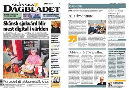 Skånska Dagbladet – 17 januari 2019