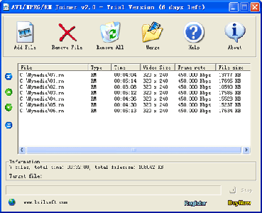 BoilSoft AVI MPEG RM WMV Joiner ver.4.82