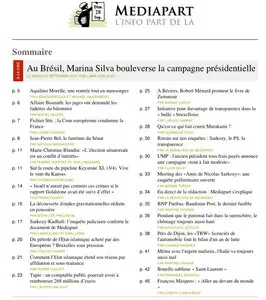 Médiapart du Dimanche 28 Septembre 2014