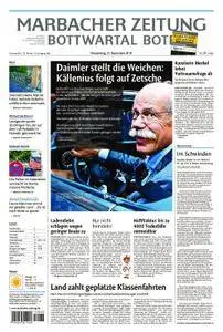 Marbacher Zeitung - 27. September 2018