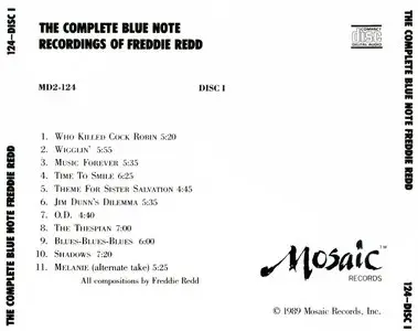 Freddie Redd - The Complete Blue Note Recordings of Freddie Redd (1960-61) [2CD Set] {1989 Mosaic Records MD2-124}