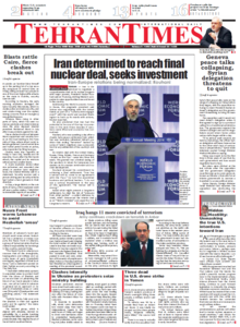 Tehran Times, 25. January 2014