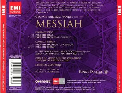 Academy of Ancient Music, Choir of King's College, Cambridge, Stephen Cleobury – Handel: Messiah (2009) (Repost)