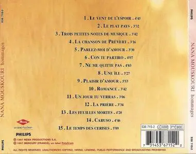 Nana Mouskouri - Hommages (1998)