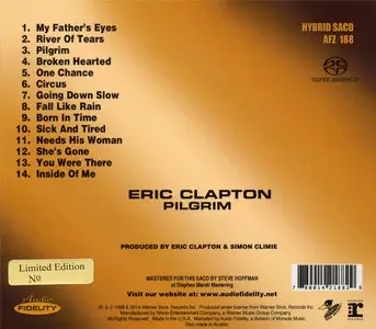 Eric Clapton - Pilgrim (1998) [2014 Audio Fidelity SACD AFZ 188]