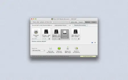 Disk Drill Media Recovery v1.8.1 Multilingual Mac OS X