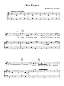 Little Queenie - The Rolling Stones (Piano-Vocal-Guitar (Piano Accompaniment))