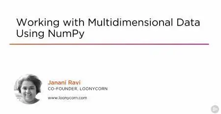 Working with Multidimensional Data Using NumPy