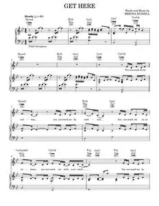 Get Here - Brenda Russell, Dave Koz (Piano-Vocal-Guitar)