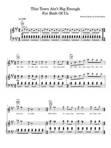 This Town Ain't Big Enough For Both Of Us - Eli Sparks (Piano-Vocal-Guitar (Piano Accompaniment))