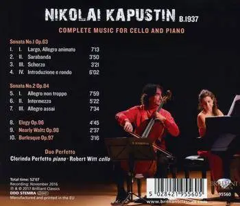 Duo Perfetto - Kapustin: Complete Music for Cello and Piano (2017)