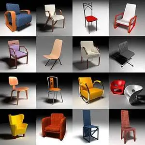 3D Chairs collection