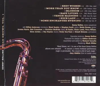 Sonny Rollins - Road Shows Vol 1 (2008)