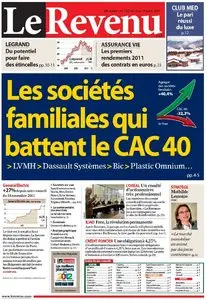 Le Revenu Hebdo Bourse 187 - 13 au 19 Janvier 2012