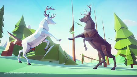 Unreal Engine – Poly Art Deer 4.26