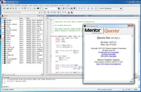 Mentor Graphics QuestaSim 2021.1