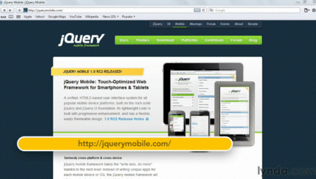 Lynda.com - jQuery Mobile Essential Training