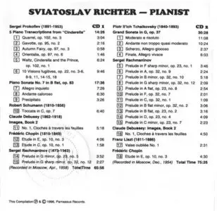 Sviatoslav Richter in the 1950s Vol. I · Prokofiev·Schumann·Rachmaninov & Others [2CDs] [Re-up + New rip]