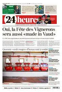 24 Heures du Jeudi 19 Juillet 2018