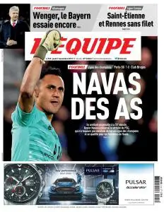 L’equipe du Jeudi 7 Novembre 2019