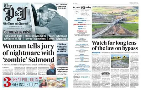 The Press and Journal Aberdeenshire – March 14, 2020