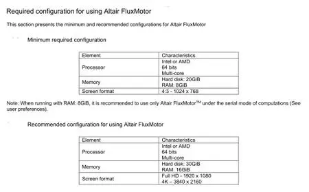 Altair FluxMotor 2020.0.0