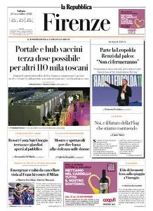la Repubblica Firenze - 20 Novembre 2021