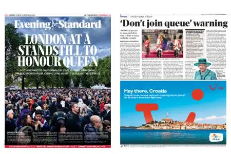 London Evening Standard – September 16, 2022